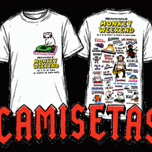 Camiseta Monkey Weekend 2026