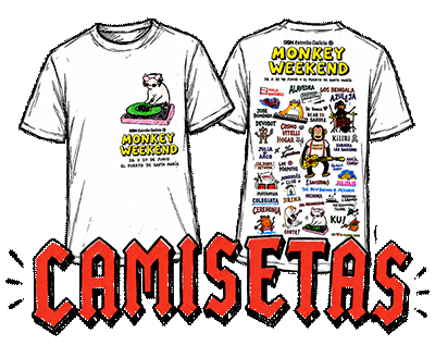 Camiseta Monkey Weekend 2026